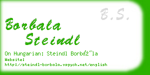borbala steindl business card